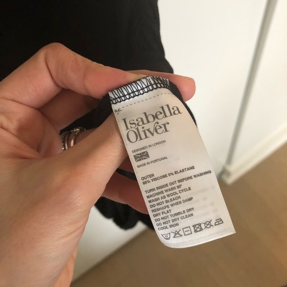 Isabella Oliver Gale Black Maternity Dress - Picture 6 of 6